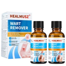 2PCS Wart Remover Liquid Skin Tag Mole Remover Eliminate Feet Corn Wart Removal