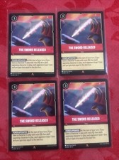 4x Disney Lorcana Shimmering Skies - The Sword Released - 133/204 - Rare M/NM x4