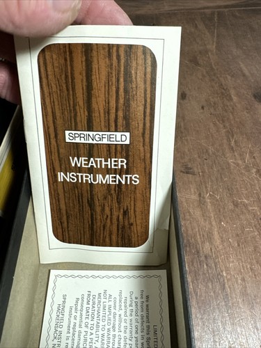 SPRINGFIELD SUTTON INDOOR OUTDOOR THERMOMETERS & HUMIDITY METER 5302 USA - Picture 5 of 6