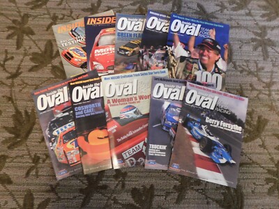 INSIDE THE OVAL FORD RACING MAGAZINES - Lot Of 10 - 