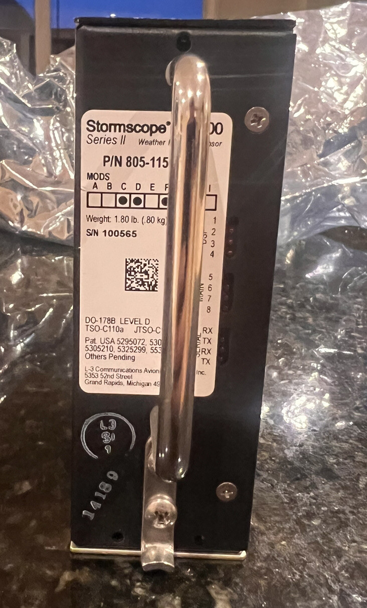 Goodrich Stormscope WX-500 P/N 805-11500-001