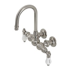 Vintage 3-3/8" Tub Wall Mount Clawfoot Tub Faucet