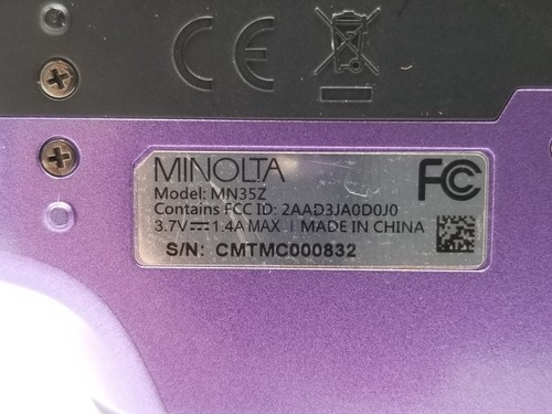 Minolta MN35Z 20MP Digital Camera - Picture 5 of 6