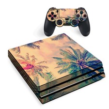 PS4 Pro Console Skins Decal Wrap ONLY - Coconut Trees