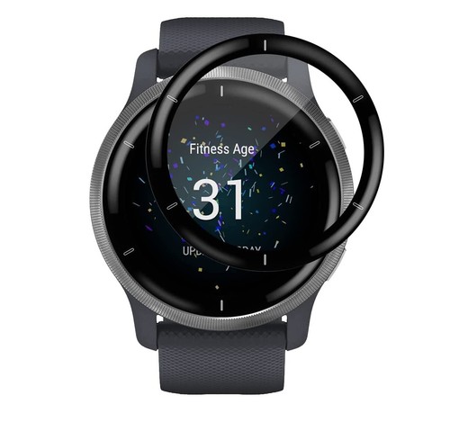 For Garmin Venu 2S Full Cover Tempered Screen Protector - Picture 4 of 8