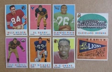 1959 TOPPS FOOTBALL CARD SINGLES COMPLETE YOUR SET PICK CHOOSE UPDATED 12/17
