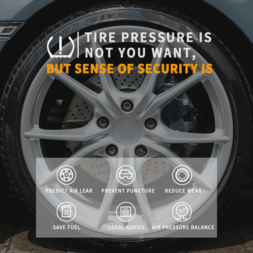 Sensor de presión de neumáticos de 315 MHz TPMS para GM Chevy Silverado Suburban Tahoe 2007-2015 Foto 4 de 4