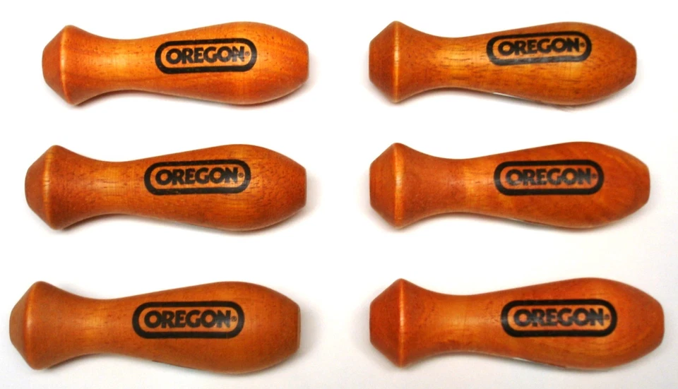OREGON Wooden Chainsaw (Chain Saw) File Handles (6-Pack) 534370(6)