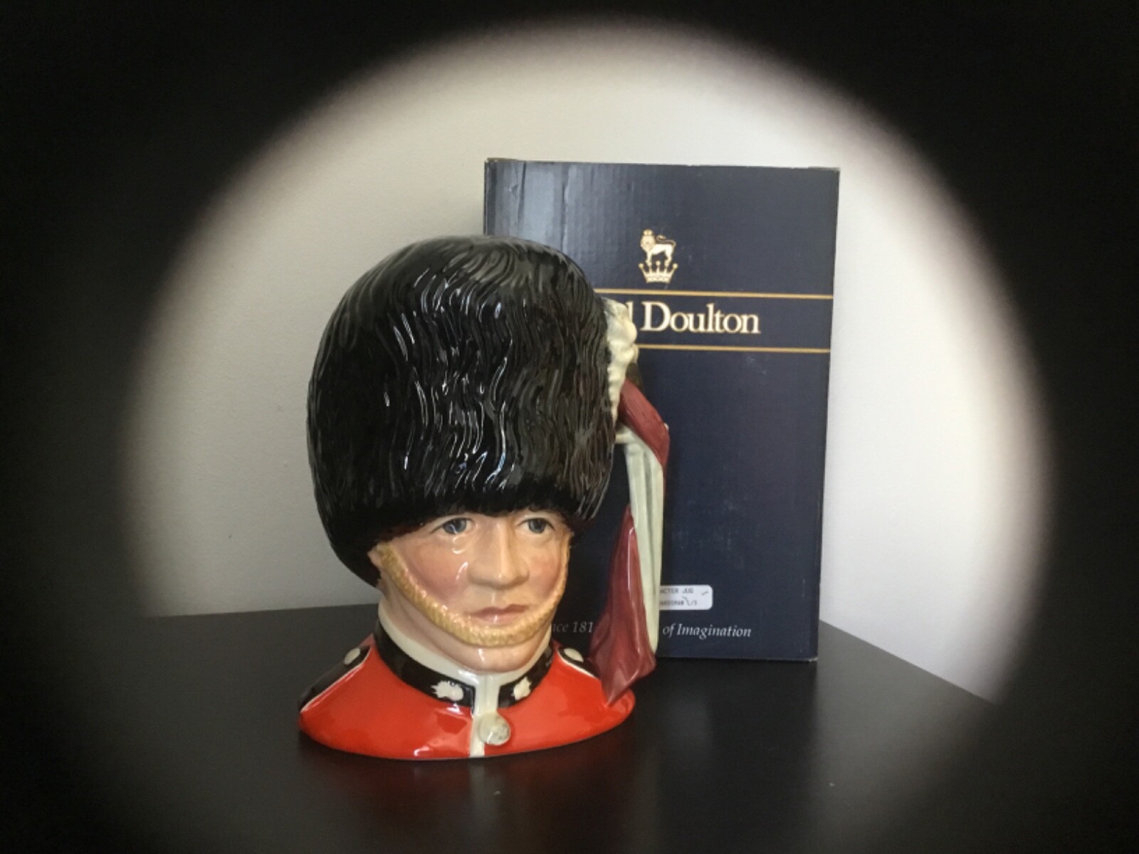 Royal Doulton The Guardsman Toby Jug D6755 with box eBay