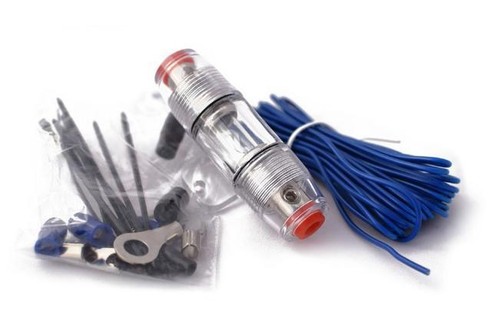 CELSUS CNK8 8 AWG 1200W AMP/AMPLIFIER WIRING KIT 8 GAUGE POWER CABLE + FUSE - Picture 3 of 3