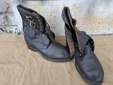 Soviet russian army leather short boots VDV airborne spetznaz size 44 (285) new