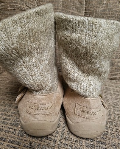 Joe Boxer Boots Womens Zola 30664 Size 7 Brown Beige Knitted Winter Boots - Bild 4 von 6