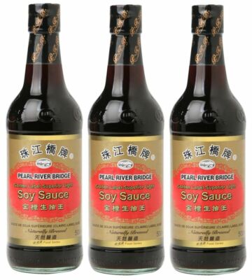 [ 3x 500ml ] PRB Golden Label Superior Helle Sojasauce / Light Soy Sauce