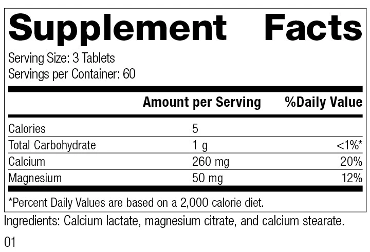 Standard Process Calcium Lactate Immune Support, 180 Tablets - Image 2 of 4