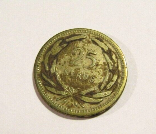 Turkey 1956 25 Kurus Coin