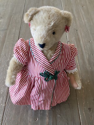Vtg North American Bear Co. Alice VanderBear Tree Trimming Collection 1989 AS IS