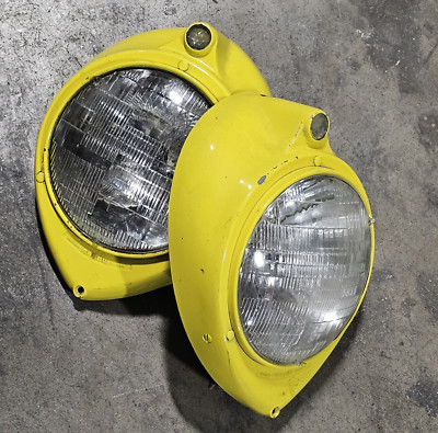 Vintage 1937 1938 1939 Ford Headlight Bezel Jeweled Reflector Turn Signal Arrow