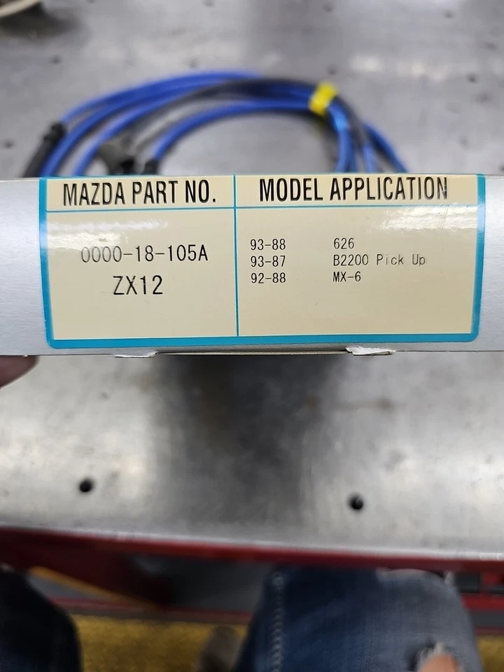 Комплект проводов свечей зажигания для пикапа Ford Probe 92 91 90 Mazda B2200 Truck 1992 - Изображение 2 из 3