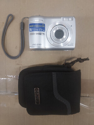 【動作確認済み】OLYMPUS CAMEDIA FE FE-210 Olympus FE FE-210 7.1MP Digital Camera - Silver for sale