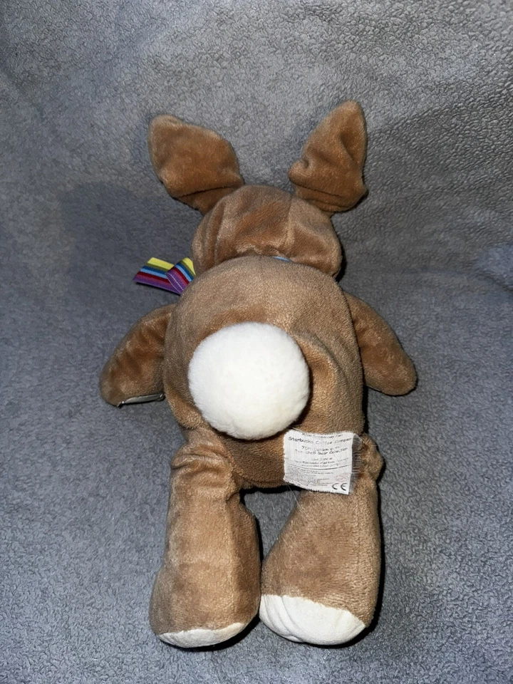 2008 Starbucks Company Plush Bear With Bunny Ears - Image 3 of 4