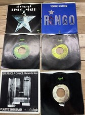 45 record lot john lennon George Harrison Ringo Starr
