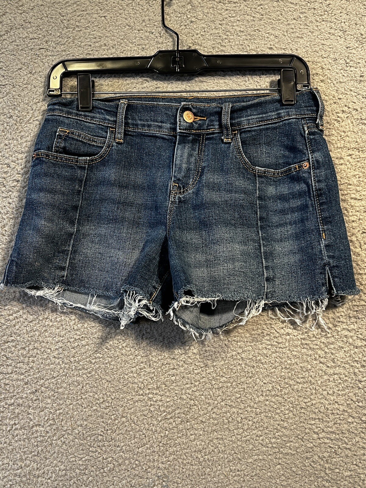 Old Navy Boyfriend Cut Off Jean Shorts Women's Size Blue Denim