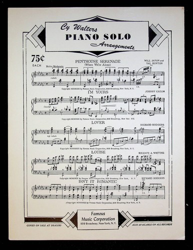To Each His Own 1946 Movie Tie-in Sheet Music Theme Song Olivia de Havilland 1 - Picture 2 of 2