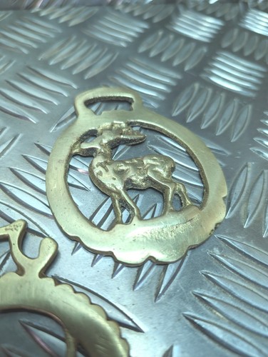 3 latones auténticos vintage para caballos - camello, caballo y ciervo - Imagen 5 de 8