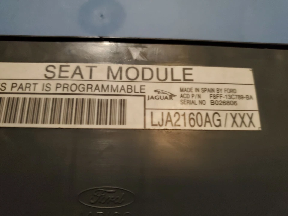 1997 1998 1999 2000 2001 02 03 04 05 2006 JAGUAR XK8 XKR MÓDULO ASIENTO LJA2160AG Foto 2 de 2