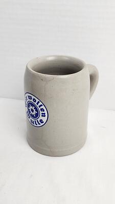 Wir Wollen Wolle Stone Stein/Mug - 1/2 l, Vintage, Germany, Gray