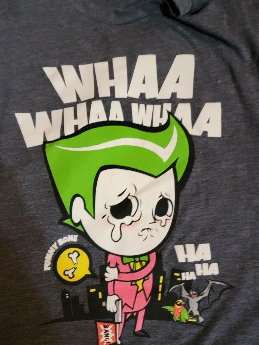 Joker Crying T-Shirt 2XL Men's DC Comics Batman loot crate 1 up