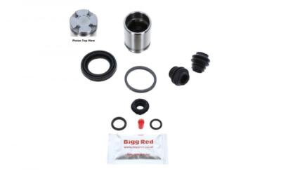 for HYUNDAI ACCENT MK IV REAR LOrR Brake Caliper Rebuild Repair Kit +Piston