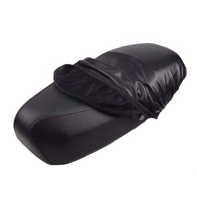 Motorcycle Seat Protector with Waterproof Black Leather Padding