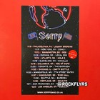 SORRY 2022 ANYWHERE BUT HERE TOUR 11X17 Double-sided record store promo poster — photo 2