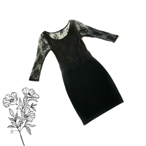 4 Sleeve Body Con Mini Dress Size 