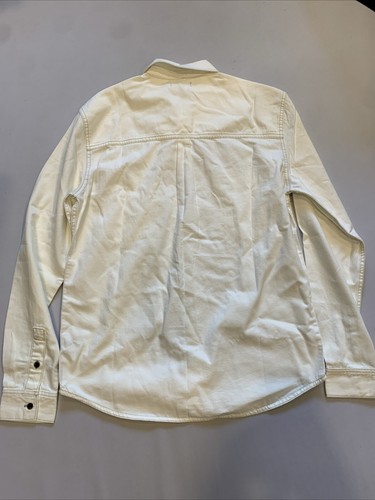 Paige Men's Beige Martin Utility Long Sleeve Button Up Shirt Medium NWT - Picture 8 of 10