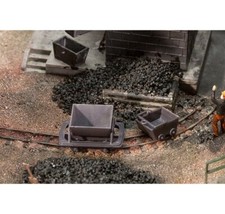 Faller 180916 2 Loren und 2 Hunten für H0e