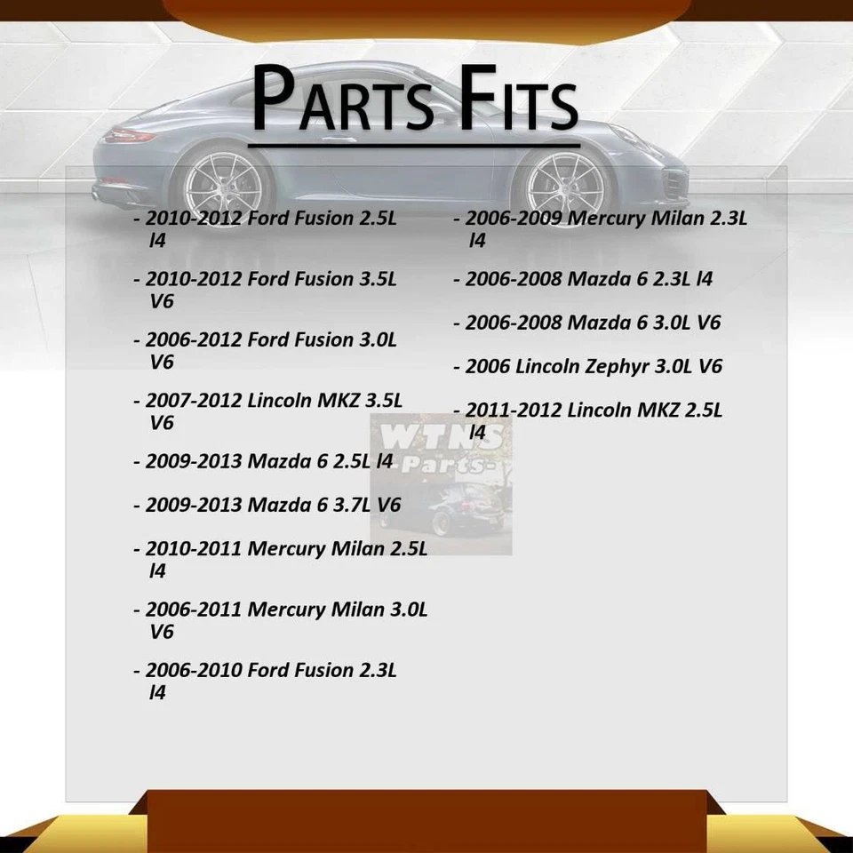 Kit de herrajes de freno de disco delantero Lincoln MKZ Carlson 2007~2012 Foto 2 de 3