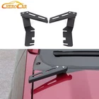 Sides LED Light Hood Ditch Mount Bracket Holder For Chevy Silverado SIERRA 14-17