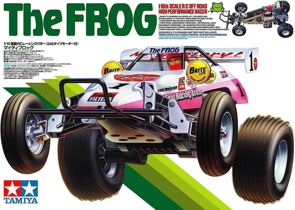 Tamiya 58354 1/10 Scale RC Car 2WD Off Road Racer Buggy The Frog Assembly Kit - Image 3 of 4