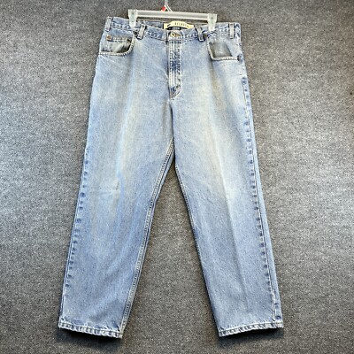 Arizona Jeans Men 36x30 Relaxed Ring Spun Straight Light Wash