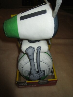 Star Wars Bump 'N Go D-O Plush 9 Inch NIB Toy Figure Ready to Roll & Make Sounds