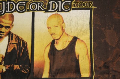 Vintage Hard Knock Life Ryde Or Die Tour Jay z DMX Method Man Red