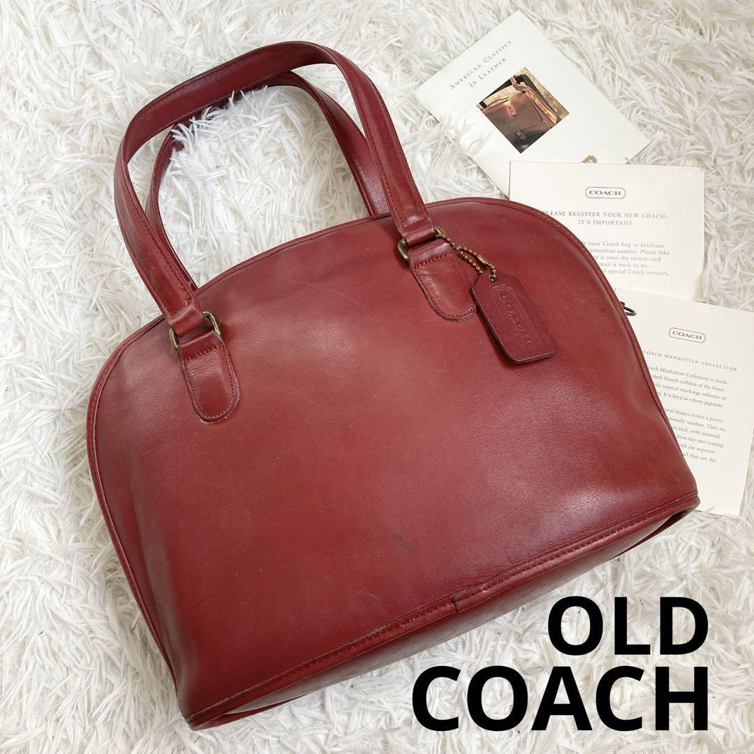 COACH コーチ オールドコーチ ハンドバック US製 レッド 9958 COACH コーチ オールドコーチ 9958ハンドバッグ レッドUSA製