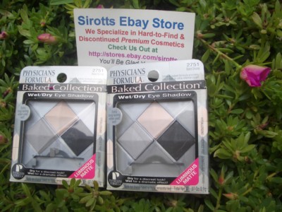 2 PHYSICIANS FORMULA BAKED WET/DRY EYE SHADOW TRIO NO APPLICATOR BAKED SMORES