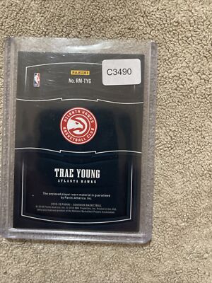 【RC メモラ 99シリ】TRAE YOUNG DOMINION PANINI 2018-19 Panini Dominion Trae Young RC ROOKIE JERSEY AUTO