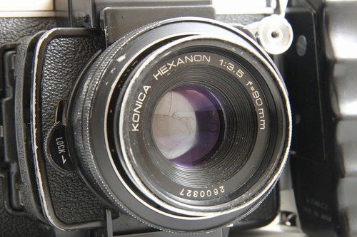 Cámara fotográfica de formato medio Exc Konica Press 2 6x7 120 con lente Hexanon 90 mm F3,5 - Imagen 11 de 12