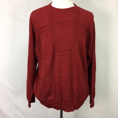 izod red sweater