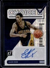 2020-21 Panini Donruss Jalen Rose Choice Signatures Auto Autograph #/49 Pacers