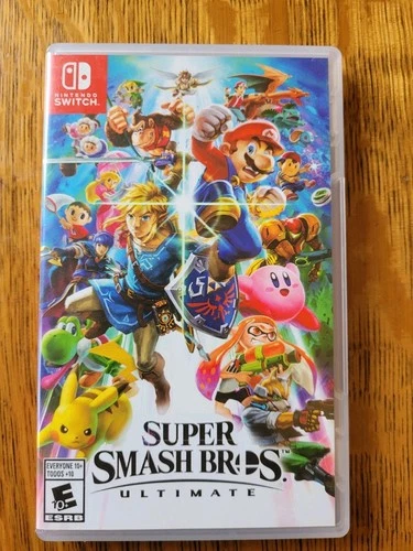 Super Smash Bros. Ultimate, Nintendo Switch, Game and Case, Tested